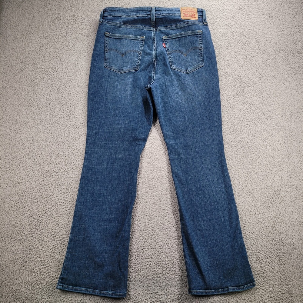 LEVIS 725 Jeans Womens Size 32 High Rise Bootcut Medium Wash Stretch Denim 32x30